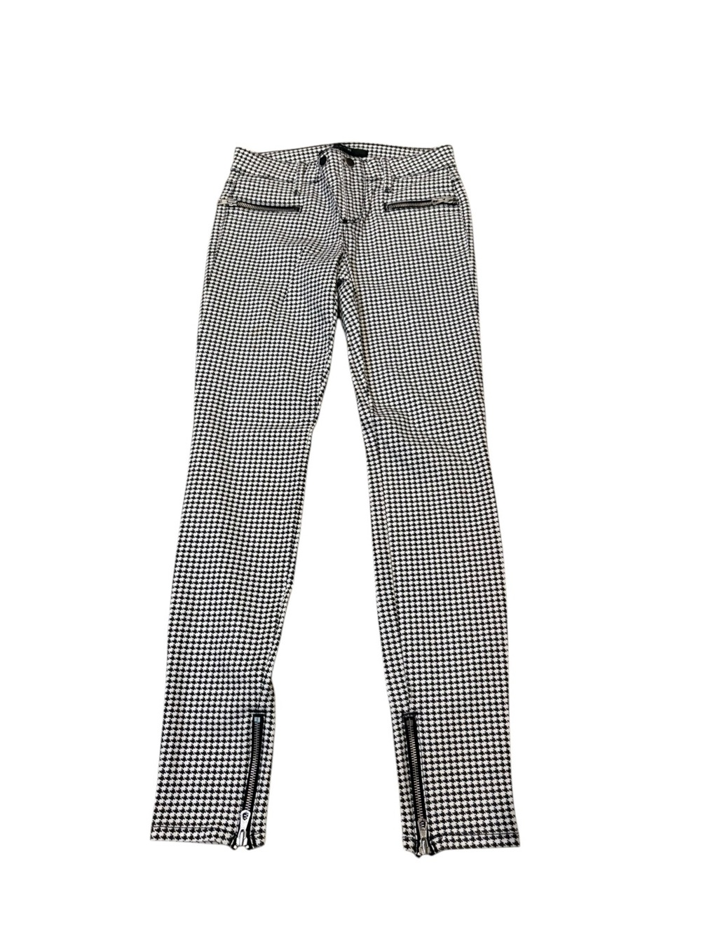 Joe’s Jeans Houndstooth Zipper Ankle Pants. Size 25
